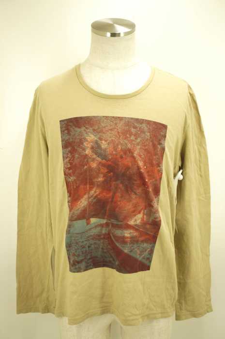 INFLUENCE×SHIPS JET BLUE （インフェルノ×シップスジェットブルー） グラフィックプリントロングスリーブTシャツ メンズ トップス