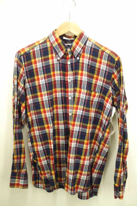 Engineered Garments （エンジニアードガーメンツ） Single Needle Tailoring Mens Check Cotton Shirt  タータンチェック柄ボタンダウンシャツ メンズ トップス