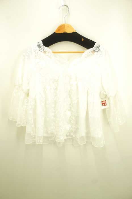 NICE CLAUP（ナイスクラップ） レース ボリューム袖 レディース トップス