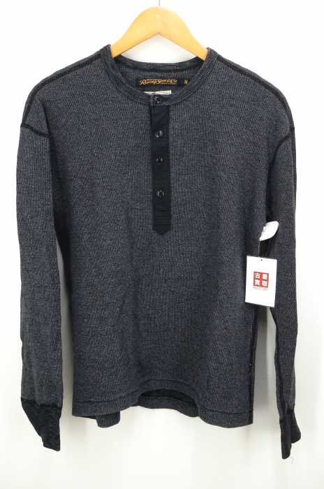 RISING SUN & Co．（ライジングサン） ヘンリーネックコットンサーマルカットソー メンズ トップス