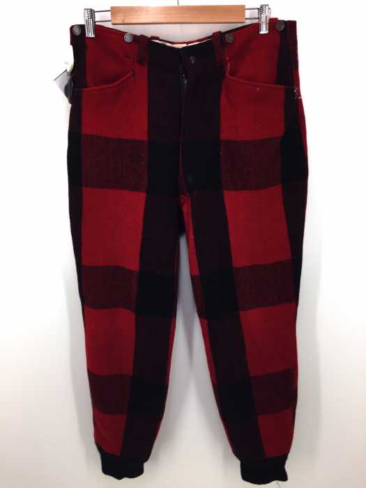 Soo Woolen Mills(ソー ウーレンミルズ) 50s バファローチェック ウール ハンティングパンツ メンズ パンツ