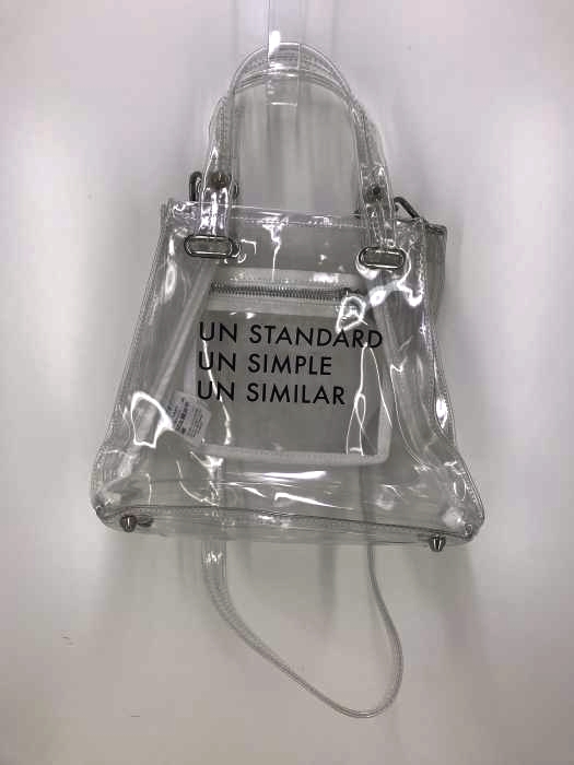 UN3D.（アンスリード） ORI-SLD CLEAR TOTE オリガミショルダークリアトートバッグ レディース バッグ