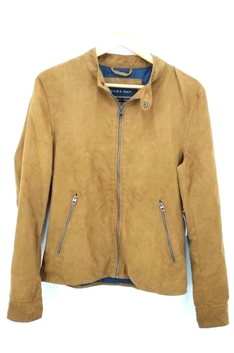 ZARA MAN(ザラマン) スウェードレザージャケット メンズ アウター