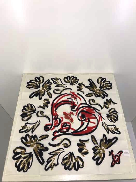 Vivienne Westwood(ヴィヴィアンウエストウッド) オーブ刺繍ハンカチ レディース ファッション雑貨