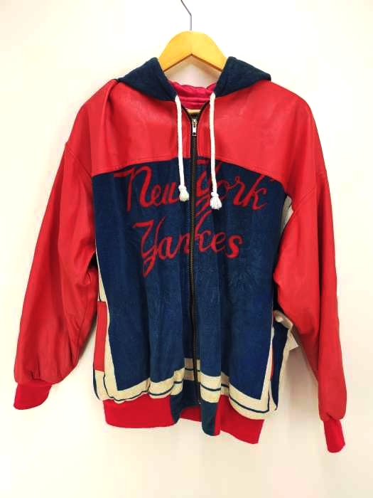 USED古着（ユーズドフルギ） WILFRED IMPERIAL パイル切替 ジップアップパーカー MLB メンズ トップス