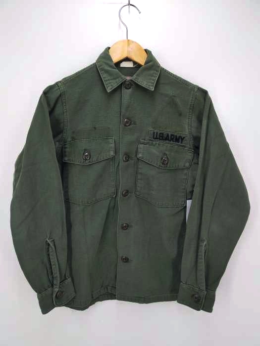 US ARMY（ユーエスアーミー） 65年 COTTON SATEEN OG 107 5th pattern 66 SHIRT ユーティリティーシャツ メンズ トップス