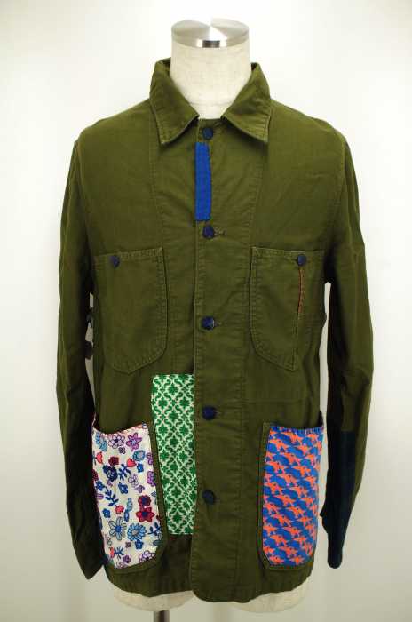 BOHEMIANS×BEAVER (ボヘミアンズ×ビーバー) 14SS 別注バックサテンリメイクカバーオール メンズ トップス