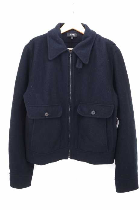 A.P.C. （アーペーセー） ウール ジップアップ ブルゾン メンズ アウター