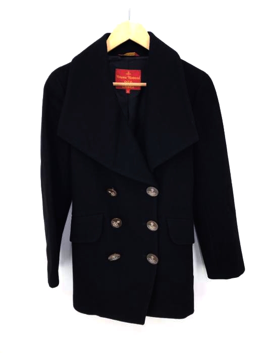 Vivienne Westwood RED LABEL（ヴィヴィアンウエストウッドレッドレーベル） オーブボタン ダブルコート レディース アウター