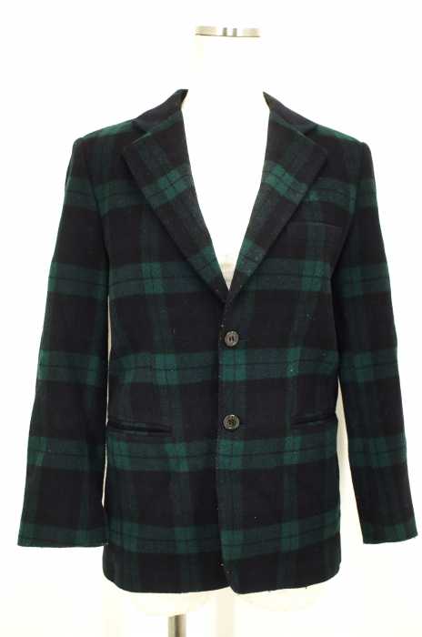 Polo by RALPH LAUREN （ポロバイラルフローレン） 2Bチェック柄ウールテーラードジャケット レディース アウター
