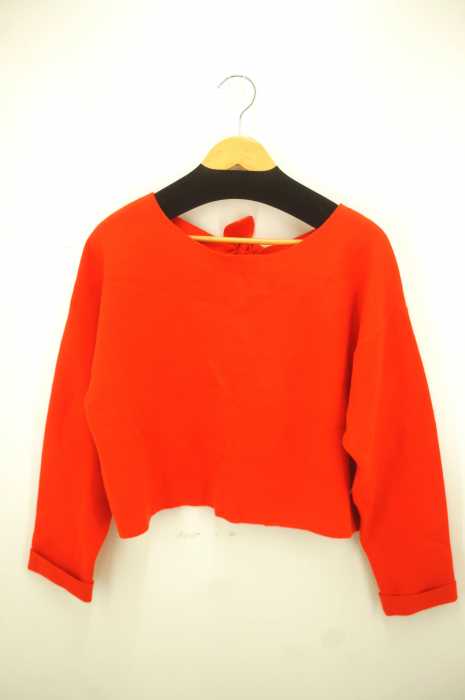 ZARA KNIT（ザラニット） バッグ結びデザイン レディース トップス