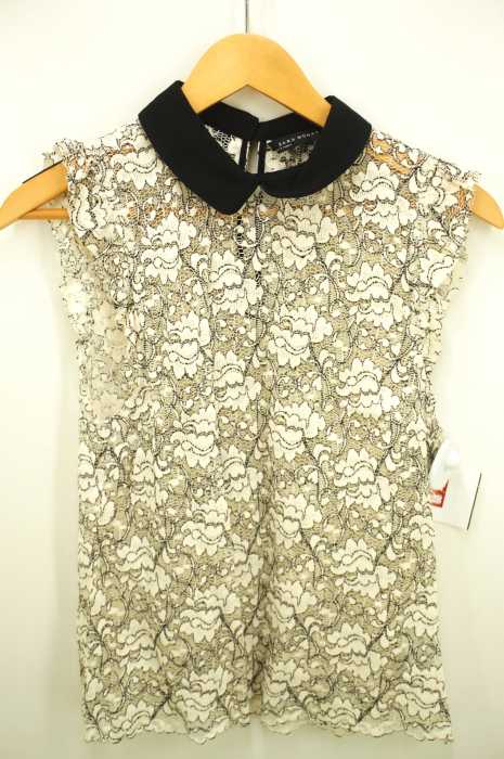 ZARA WOMAN （ザラ ウーマン） レースシャツトップス レディース トップス