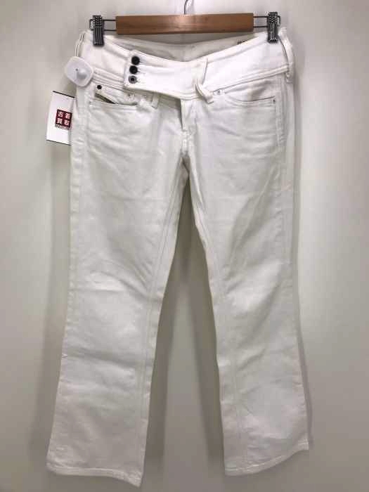 DIESEL（ディーゼル） ブーツカット W29フレアホワイト レディース パンツ