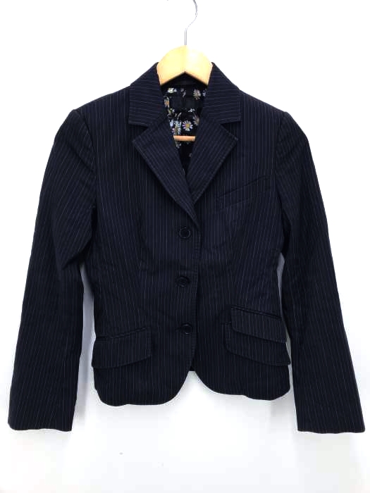 Paul Smith BLACK（ポールスミスブラック） ストライプテーラードジャケット レディース アウター