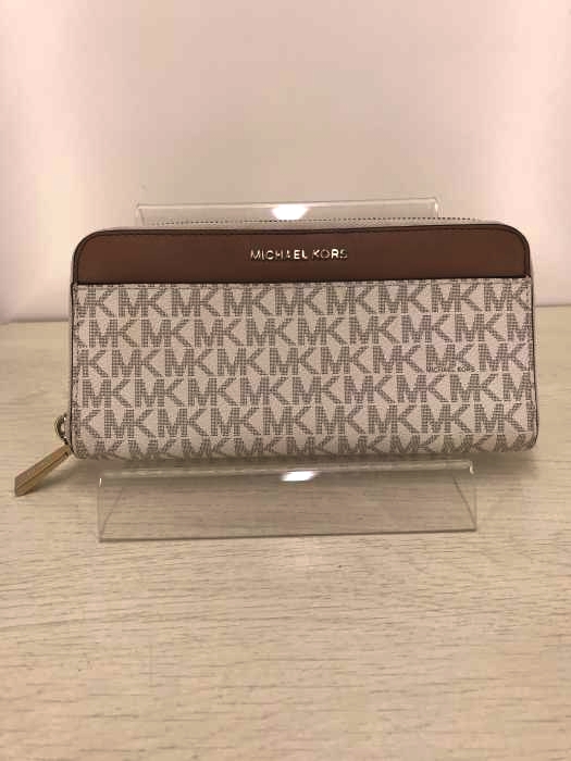 MICHEL KORS(マイケルコース) ゴールドチャームモノグラム長財布 レディース 財布・ケース