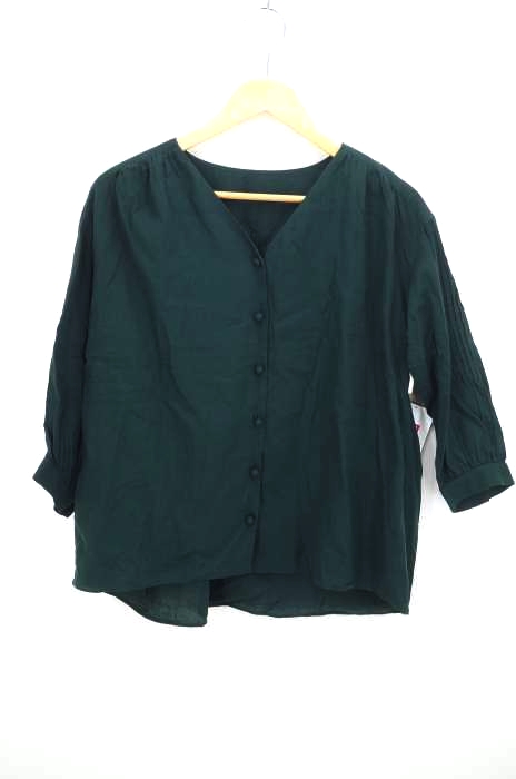 GREEN LABEL RELAXING（グリーンレーベルリラクシング） CFC ボイル タックスリーブ ブラウス レディース トップス