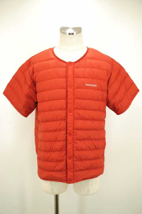 mont bell（モンベル） U.L.ダウン ラウンドネックT　パッカブル半袖ダウントップス メンズ トップス