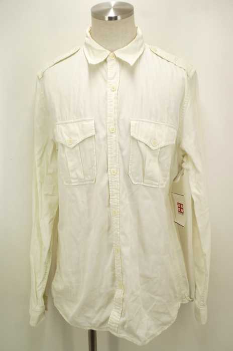 DENIM & SUPPLY RALPH LAUREN (デニム&サプライ ラルフローレン) バックパッチ付きレイヤードワークシャツ メンズ トップス