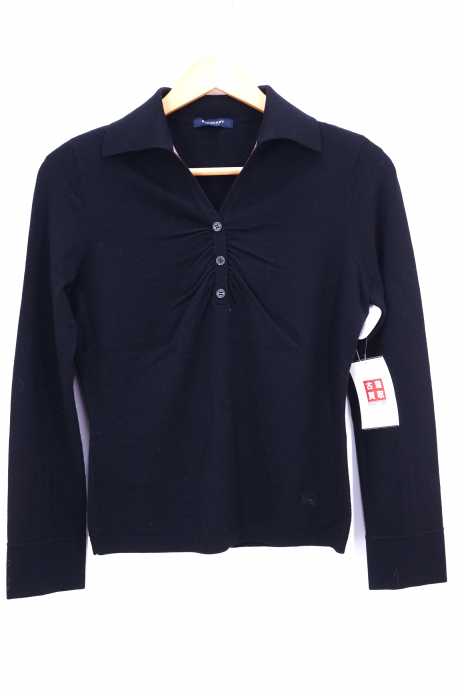 BURBERRY LONDON（バーバリーロンドン） 襟付きボタンシャツニット レディース トップス