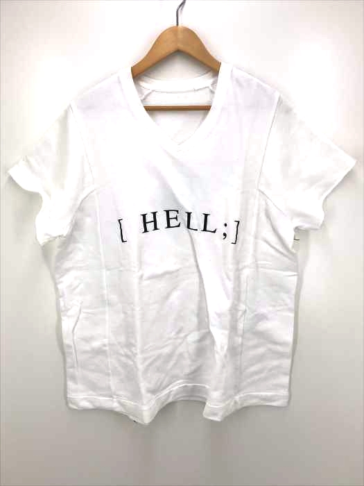 JULIUS(ユリウス) Vネック プリントTシャツ メンズ トップス