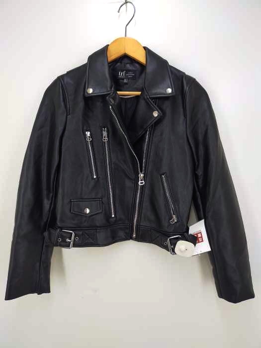 ZARA Trafaluc collection（ザラトラファルクコレクション） フェイクレザーライダースジャケット レディース アウター