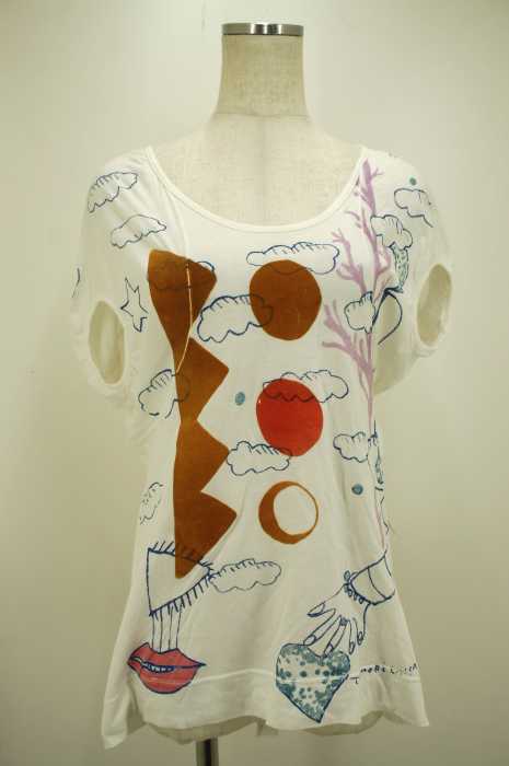 TSUMORI CHISATO (ツモリチサト) プリントカットソー Tシャツ レディース トップス
