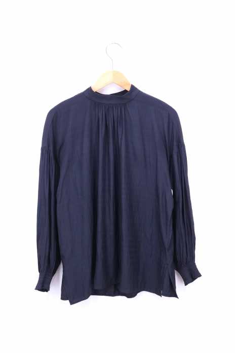ティアラ Tiara ハイネックギャザーブラウス A0199FB244 長袖 ブラウン 茶 レディース tiara - ティアラ Tiara ハイネックギャザーブラウス A0199FB244