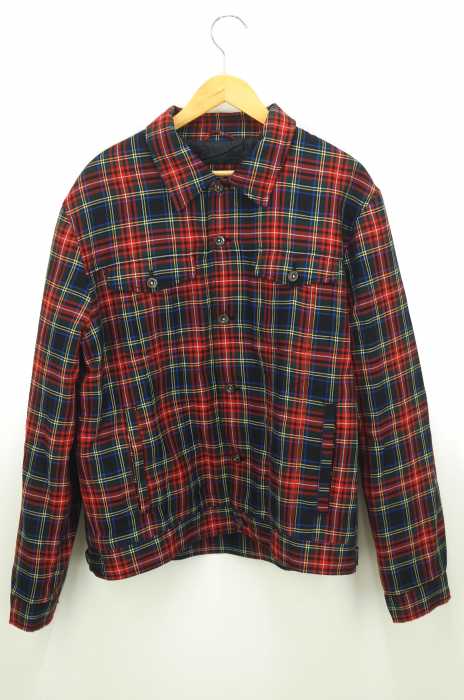 ZARA(ザラ) オーバーサイズ ボタンフライ チェック レディース アウター