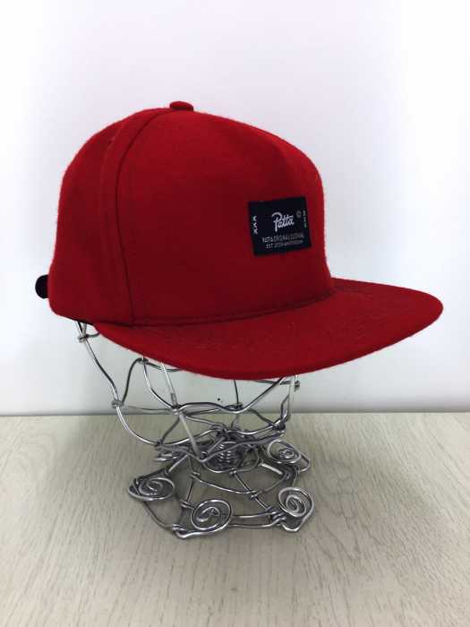 PATTA(パタ) ボックスロゴ6パネルフェルトキャップ メンズ 帽子