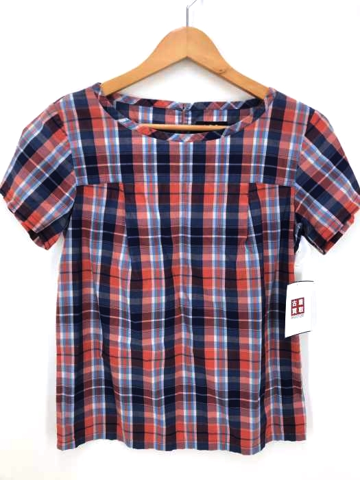 A.P.C.（アーペーセー） 半袖チェックブラウス レディース トップス