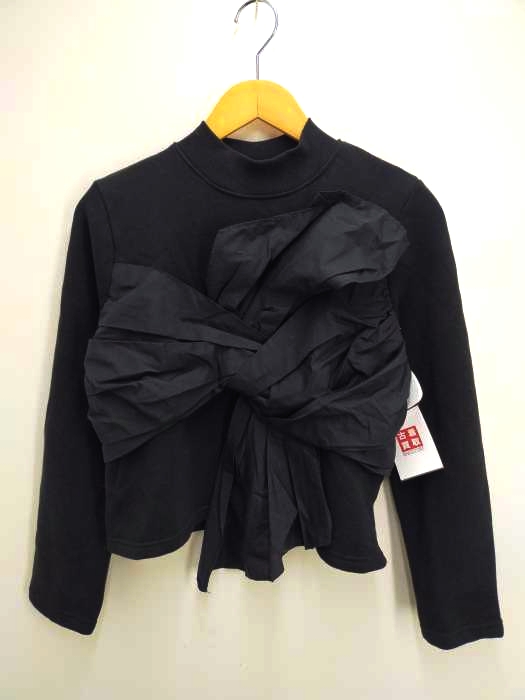 ZARA（ザラ） モックネックリボンスウェット レディース トップス