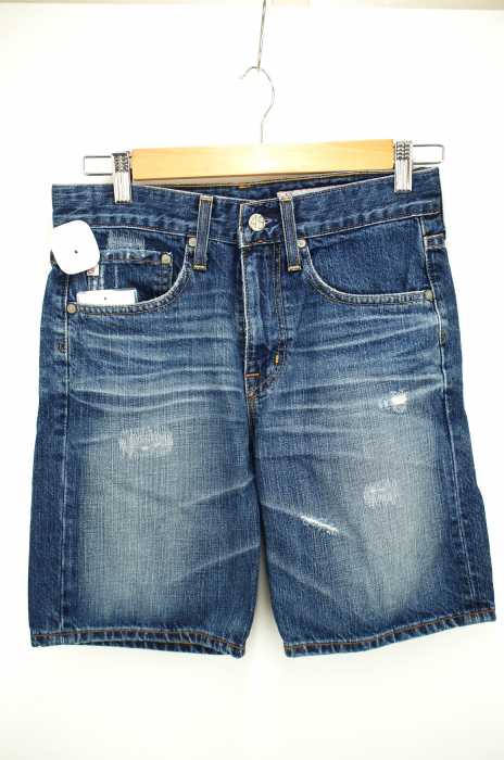 AG / ADRIANO GOLDSCHMIED （エージー アドリアーノゴールドシュミット） Boyfriend short ダメージリペア加工デニムショートパンツ レディース パンツ