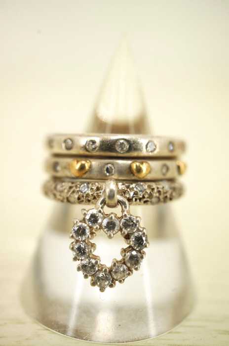 Folli Follie(フォリフォリ) 925 3連リング レディース アクセサリー