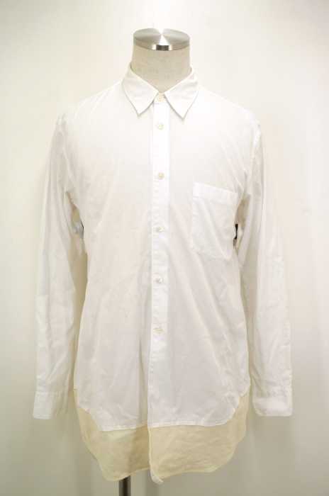 COMME des GARCONS HOMME PLUS （コムデギャルソンオムプリュス） AD2014 異素材切替ボタンシャツ メンズ トップス