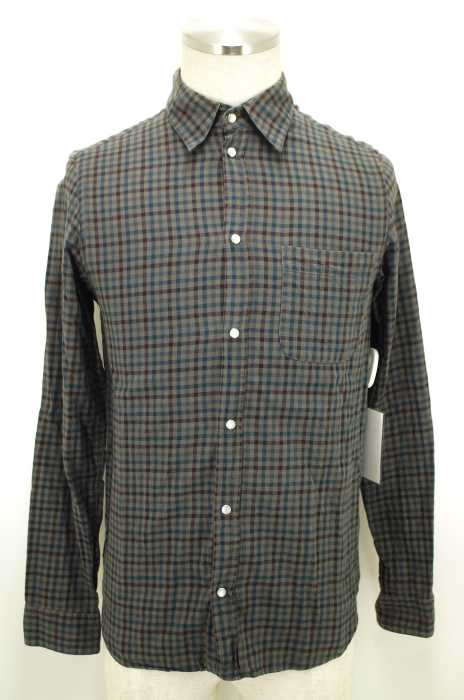 A.P.C. （アーペーセー） チェック柄スナップボタンシャツ メンズ トップス