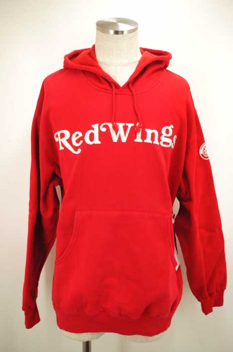 MAJESTIC (マジェスティック) Red Wings 裏起毛プルオーバーパーカー メンズ トップス