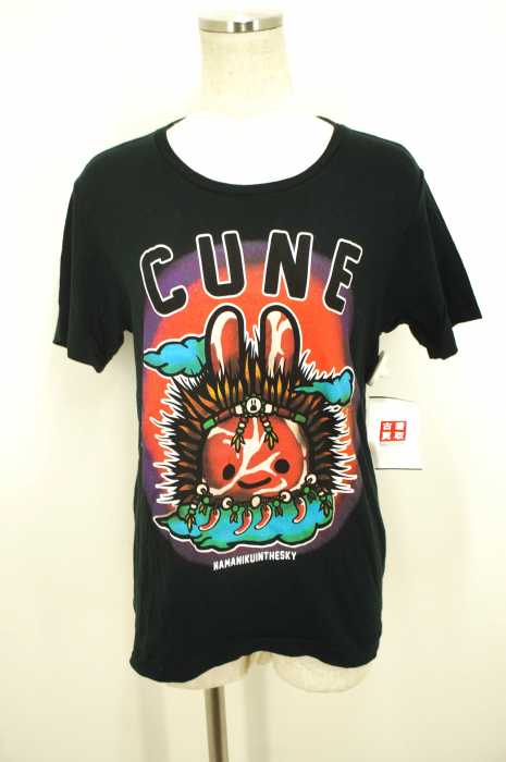 CUNE (キューン) RMISTシャツ うさぎプリントTシャツ レディース トップス