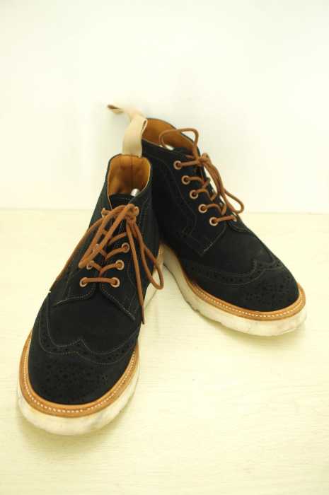 Tricker's （トリッカーズ） ウィングチップスウェード メンズ シューズ