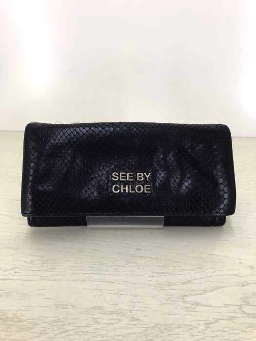 SEE BY CHLOE（シーバイクロエ） 鱗柄長財布 レディース 財布・ケース
