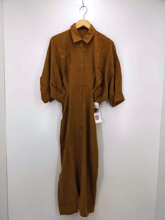 ZARA(ザラ) プリーツシャツワンピース レディース ワンピース