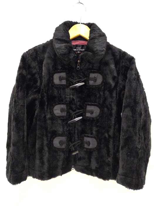 tricot COMME des GARCONS(トリココムデギャルソン) AD2010 フェイクファー ダッフルジャケット レディース アウター