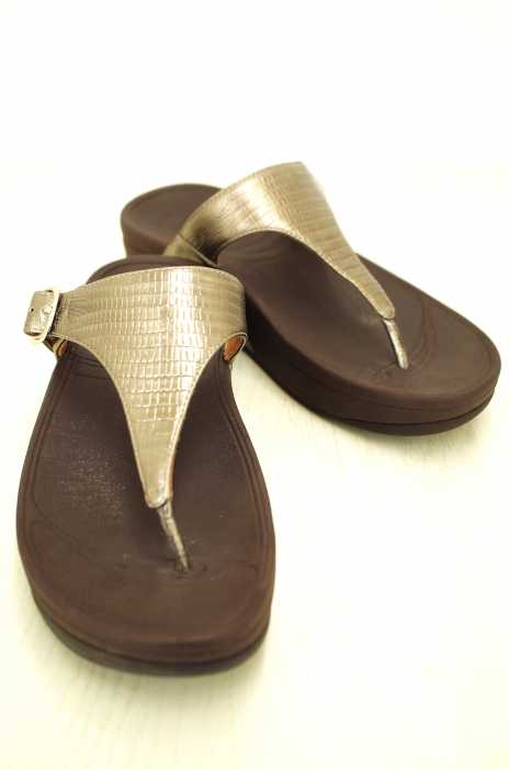fitflop（フィットフロップ） THE SKINNY レザートングサンダル レディース シューズ