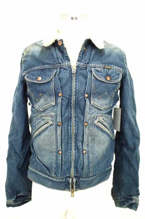 AKM× WRANGLER （エーケイエム×ラングラー） 裏ボアジップアップデニムジャケット メンズ アウター