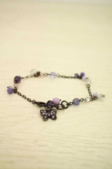 ANNA SUI （アナスイ） バタフライ付きブレスレット レディース アクセサリー