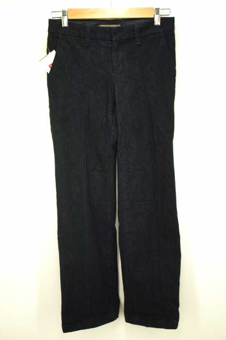 DOUBLE STANDARD CLOTHING （ダブルスタンダードクロージング） 15AW 12oz反応ブルーストレッチフレアデニムパンツ レディース パンツ