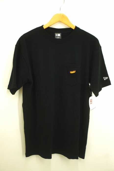 NEW ERA (ニューエラ) コットン Tシャツ ミニロゴ ファストフード ホットドッグ メンズ トップス