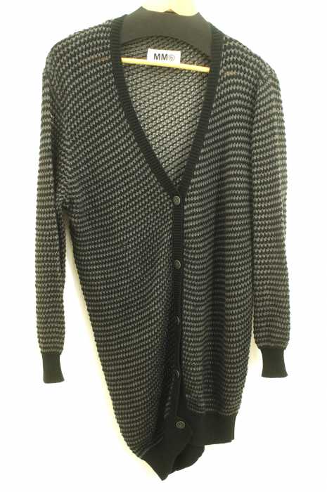 MM6 Maison Martin Margiela （エムエムシックス メゾンマルタンマルジェラ） 11SS バイアス編み ローゲージコットンロングカーディガン レディース トップス