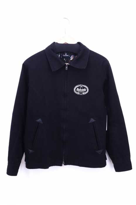 Subciety （サブサエティ） スウィングトップジャケット ブルゾン 裏地総柄 メンズ アウター