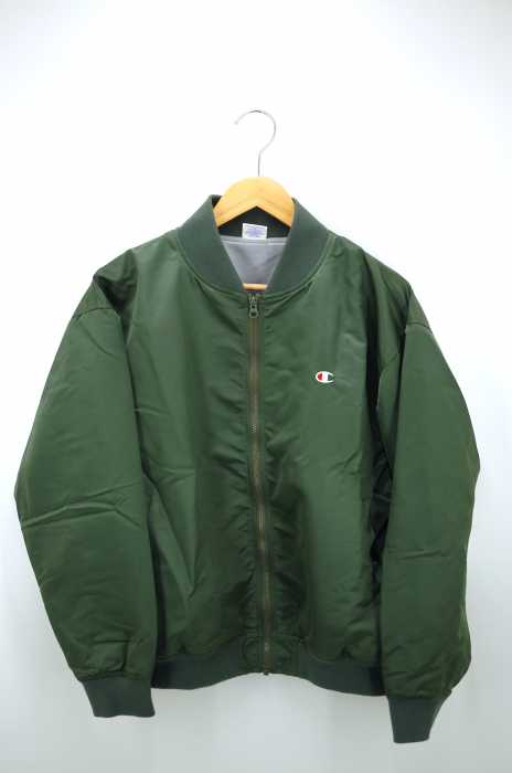 Champion (チャンピオン) 19SS サテンジャケット バックロゴプリントMA-1 レディース アウター