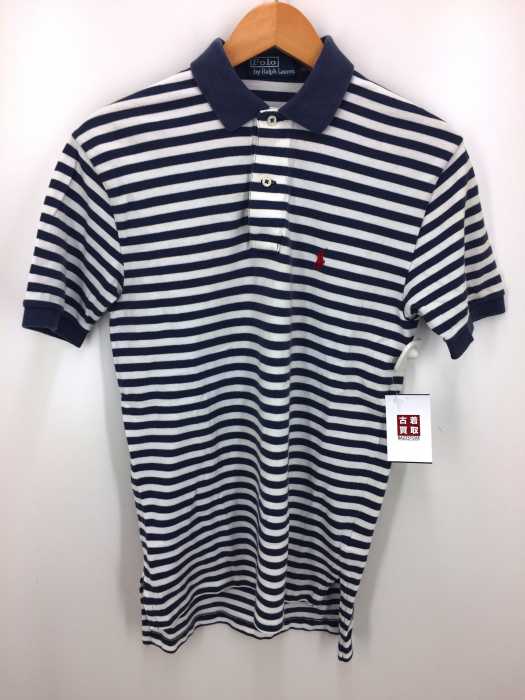 Polo by RALPH LAUREN（ポロバイラルフローレン） スリランカ製ボーダー柄刺繍ポロシャツ メンズ トップス